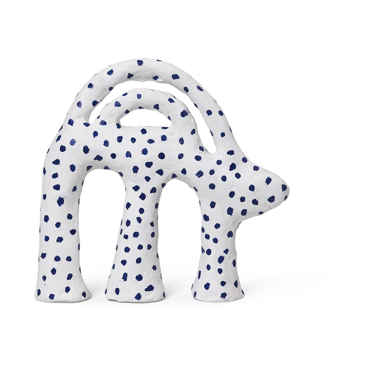 Mumbo Skulptur 14,5 x 18,5cm - White-blue - ferm LIVING