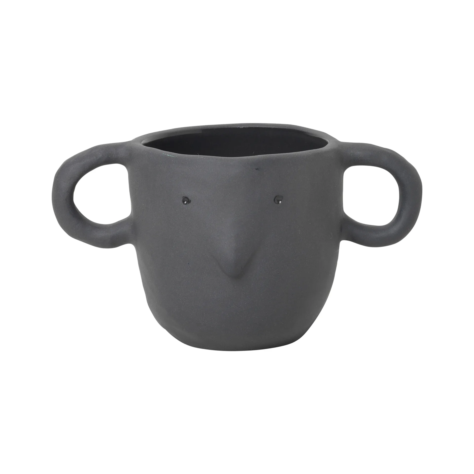 Mus Blumentopf klein, Dunkelgrau Ferm Living