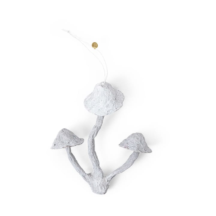 Mushroom ornament Weihnachtsbaumanhänger - Faded white - Ferm LIVING