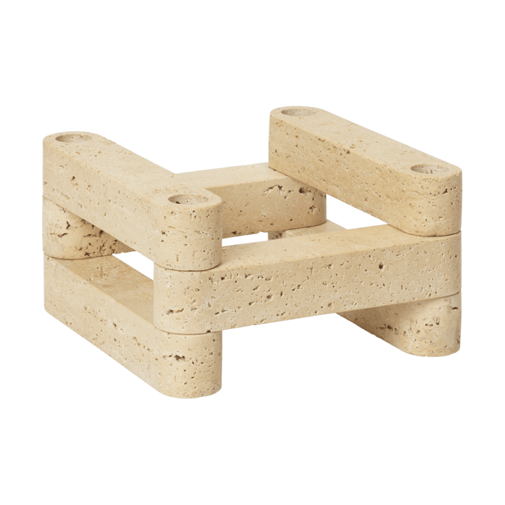 Newel modul Kerzenhalter 6 Teile
 - Travertine - Ferm Living