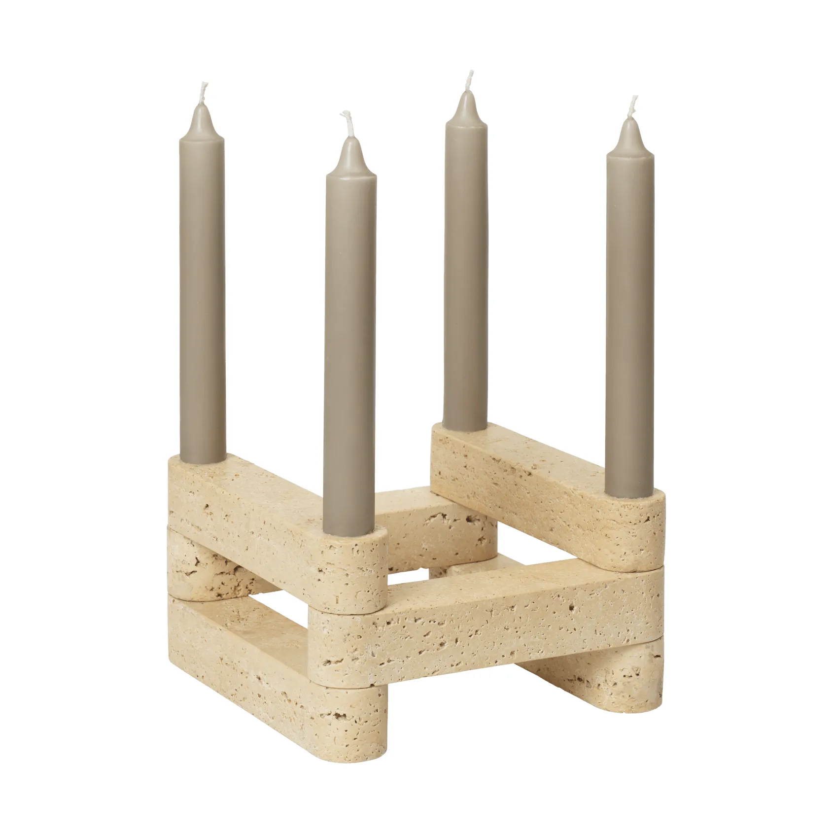 Newel modul Kerzenhalter 6 Teile
, Travertine Ferm Living