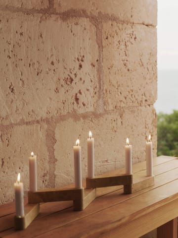 Newel modul Kerzenhalter 6 Teile
 - Travertine - Ferm Living