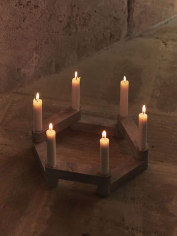 Newel modul Kerzenhalter 6 Teile
 - Travertine - Ferm Living