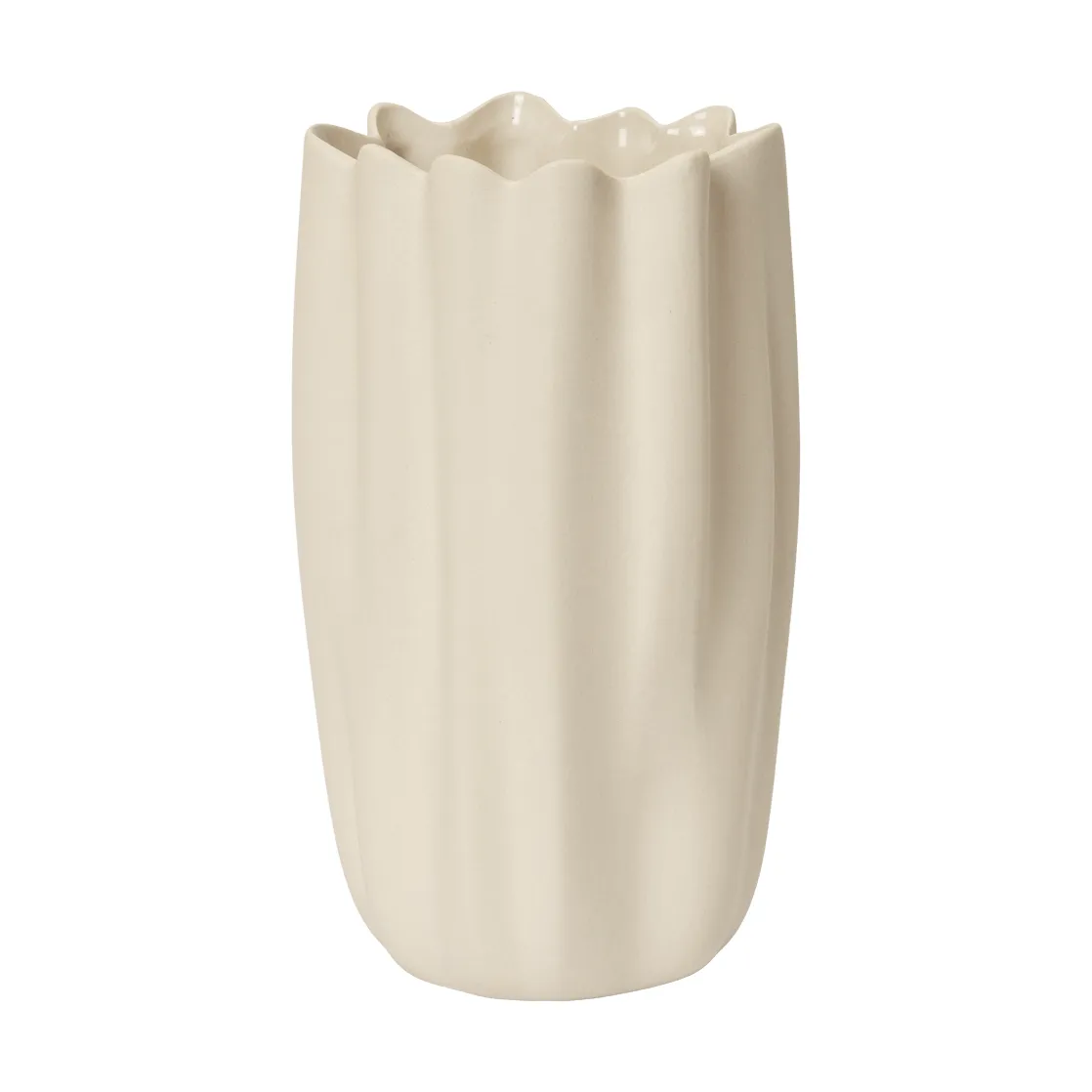 Nium Vase, Off-white, 23 cm Ferm Living