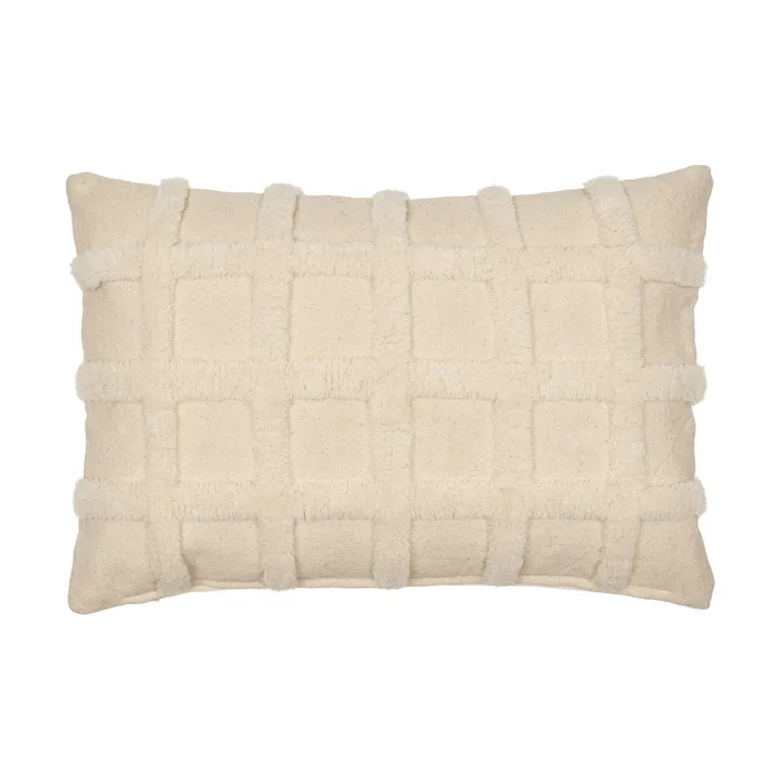 Norte Grid Kissen - Off-white, 40x60 cm - Ferm Living