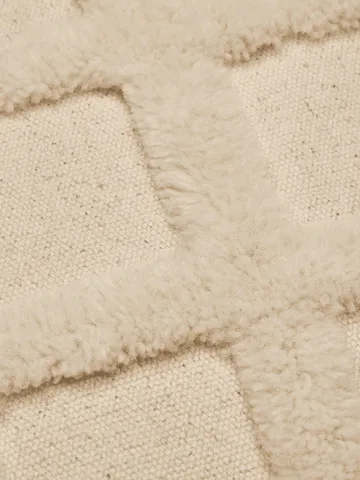 Norte Grid Kissen - Off-white, 50x50 cm - Ferm Living