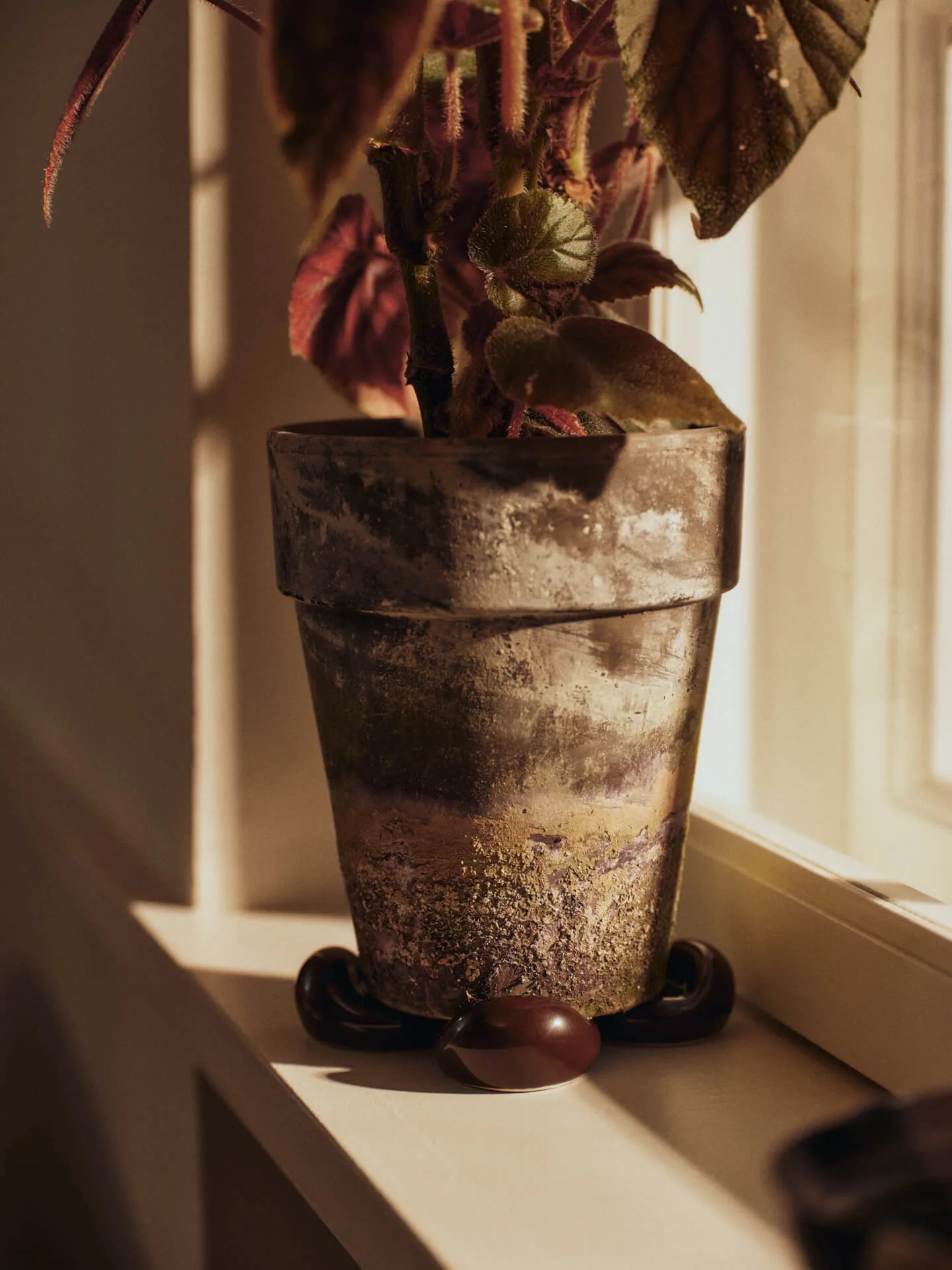 Nube Topffüße 4er Pack, Carob brown Ferm Living