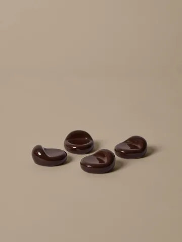 Nube Topffüße 4er Pack - Carob brown - Ferm Living