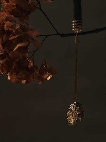 Oak leaf  Weihnachtsbaum Kerzenhalter 4er-Set - Brass - Ferm Living