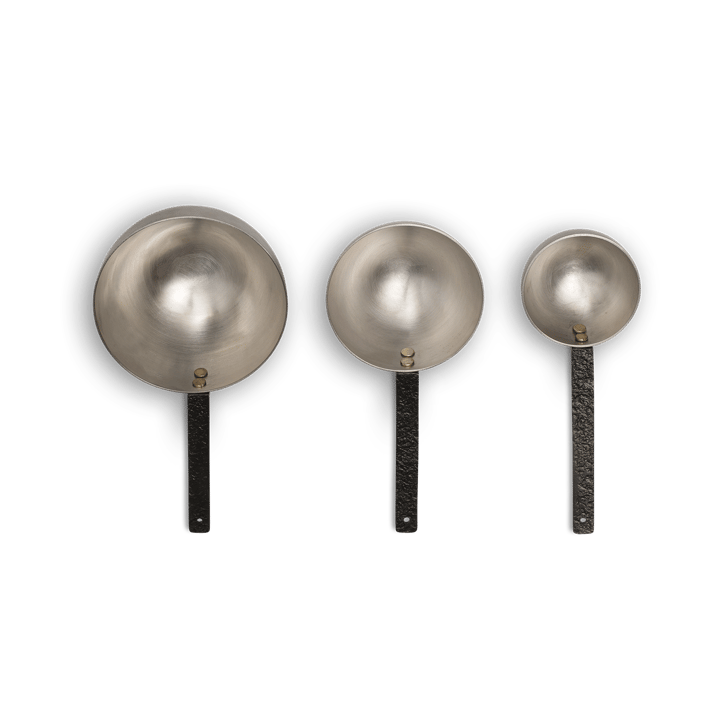 Obra Measuring Spoons Messlöffel-Set 3-teilig - Stainless Steel - ferm LIVING