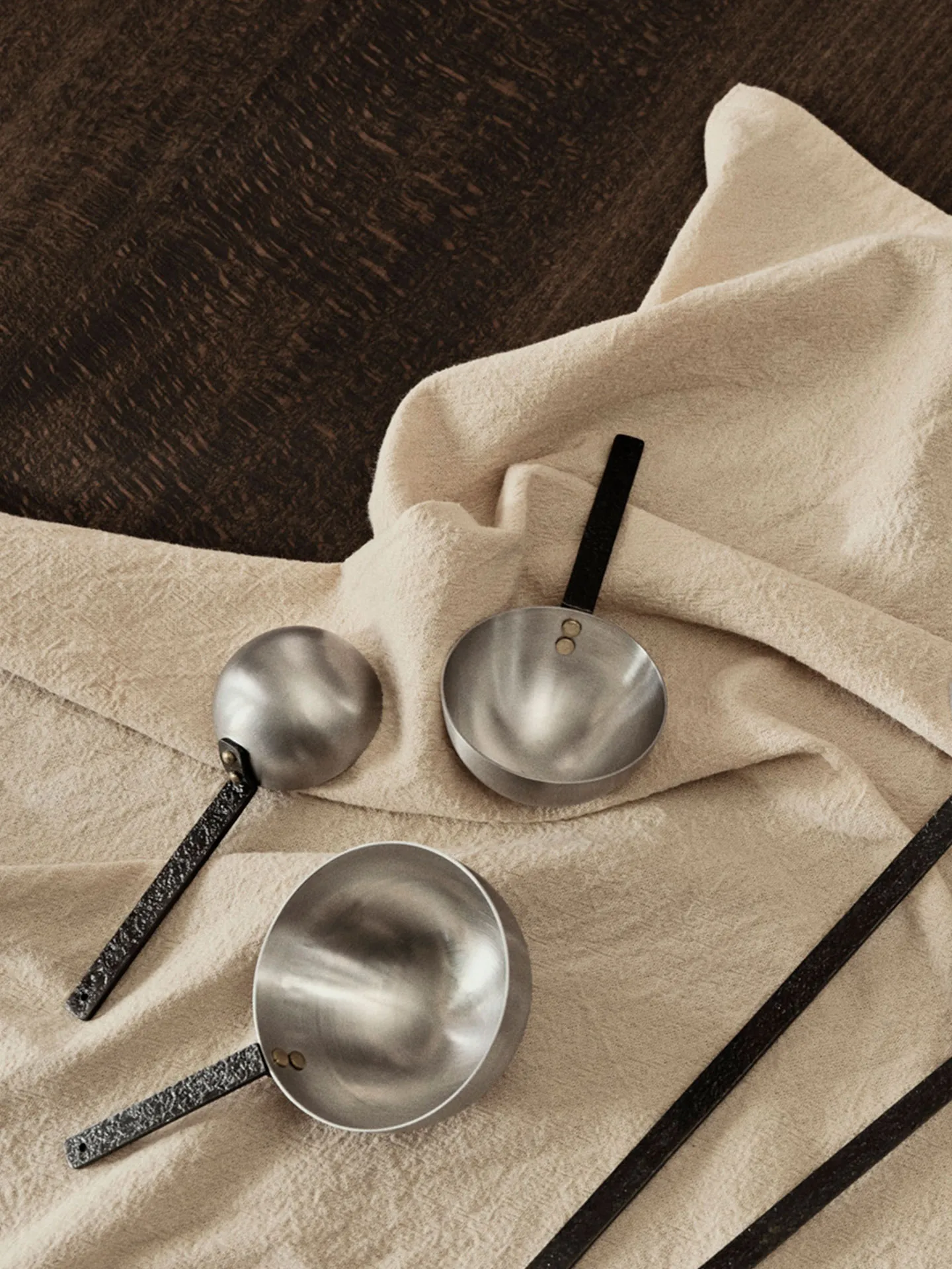 Obra Measuring Spoons Messlöffel-Set 3-teilig, Stainless Steel Ferm Living