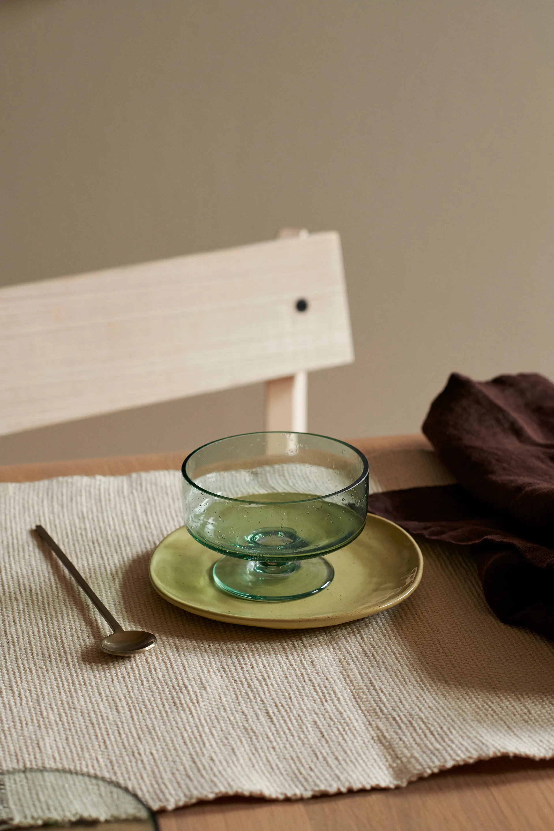 Oli Dessertglas 24cl, Recycled Clear Ferm Living