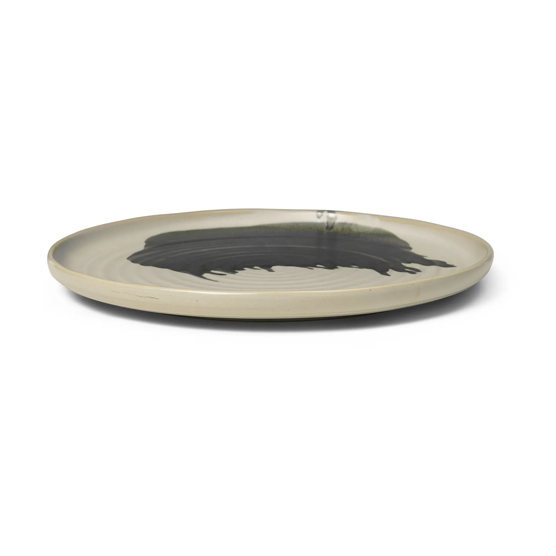 Omhu Centrepiece Serviertasse ⌀36 cm, Off white-charcoal Ferm Living