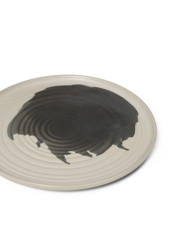 Omhu Teller ⌀26,5 cm - Off white-charcoal - Ferm LIVING