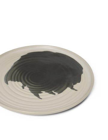 Omhu Teller ⌀26,5 cm - Off white-charcoal - Ferm Living