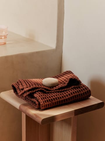 Organic Handtuch 50 x 100cm - Brown Clay - Ferm Living