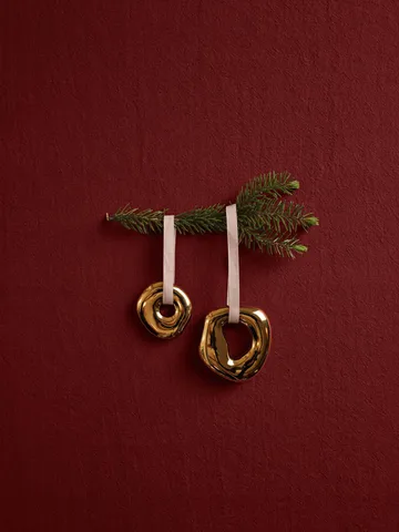 Orrith Dekorationsanhänger 2-teilig - Messing-Finish - Ferm Living