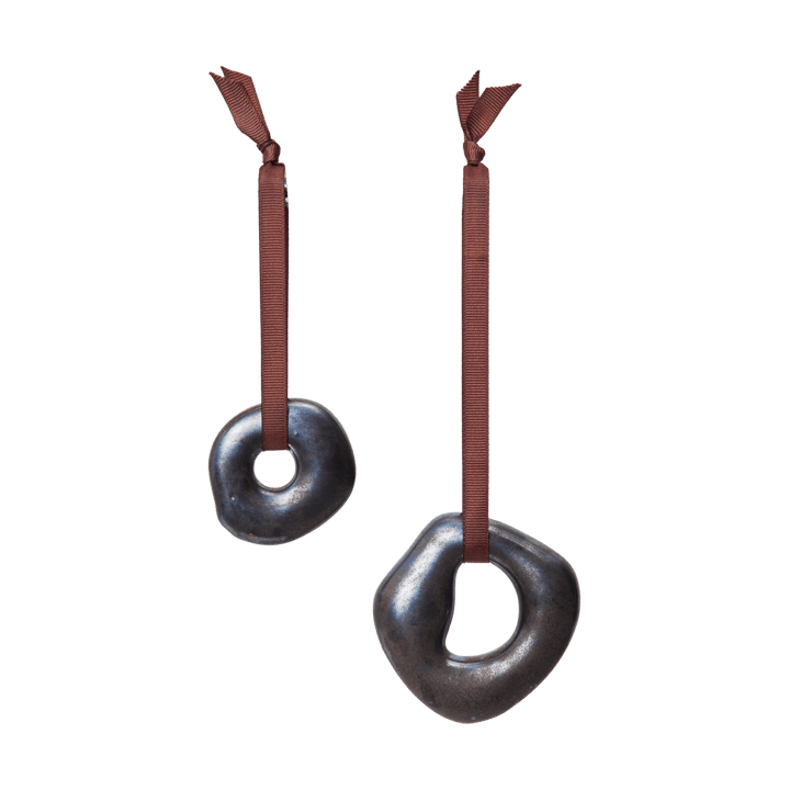 Orrith Dekorationsanhänger 2-teilig - Rustic Bronze - Ferm Living