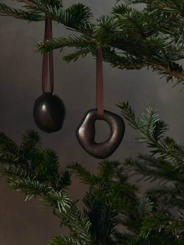 Orrith Dekorationsanhänger 2-teilig - Rustic Bronze - Ferm Living