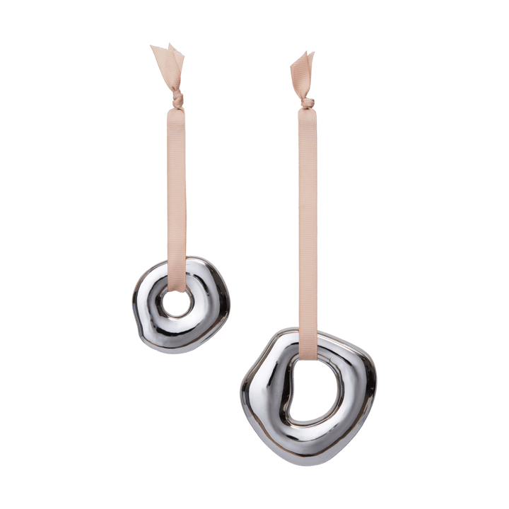 Orrith Dekorationsanhänger 2-teilig - Silver - Ferm Living