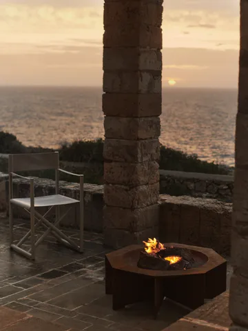 Otto fire pit Feuerstelle - Rust, Ø85,5x29 cm - Ferm Living