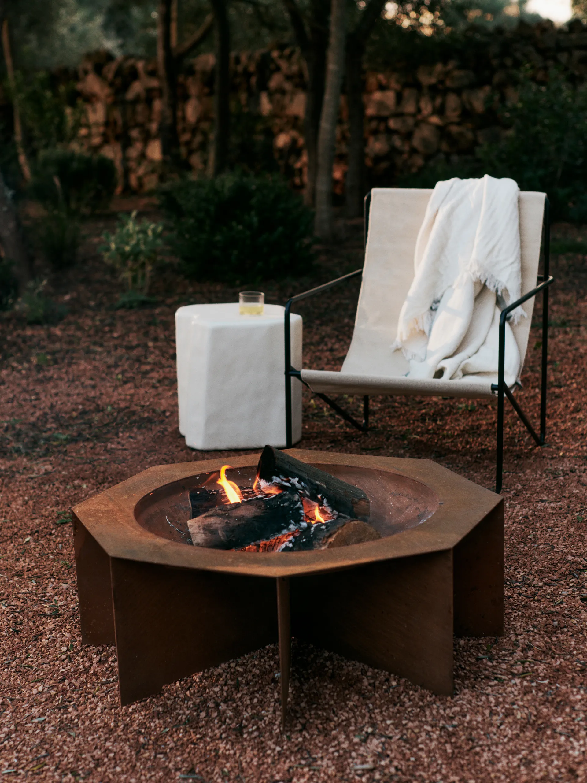 Otto fire pit Feuerstelle, Rust, Ø85,5x29 cm Ferm Living
