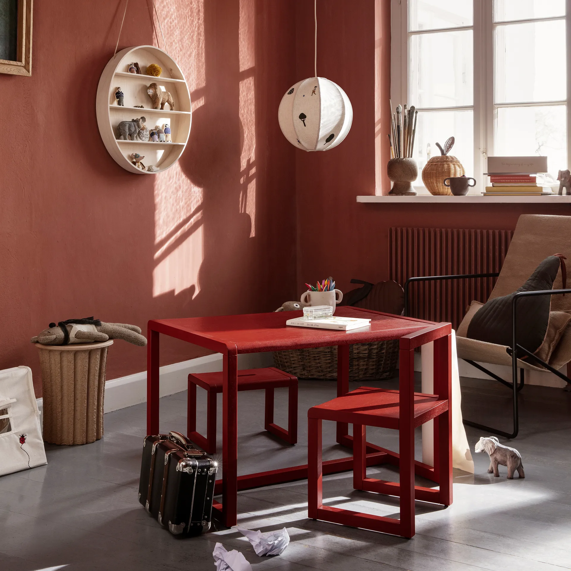 Paper Pulp Papierkorb, Brown Ferm Living