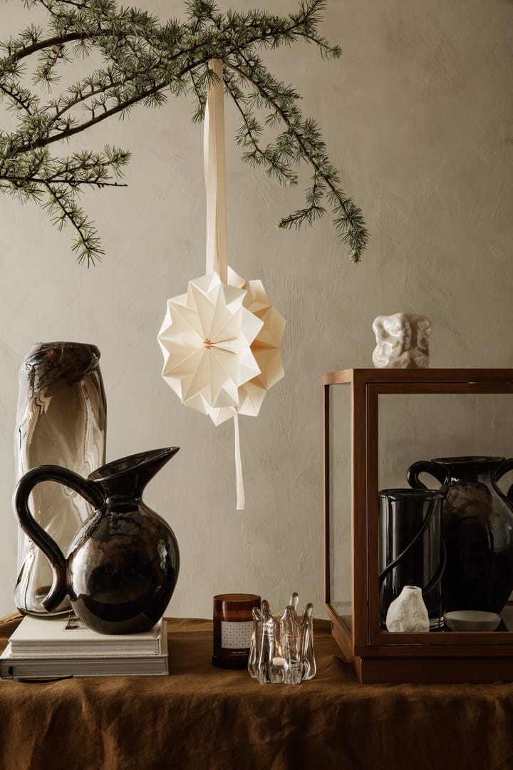 Paper star sun Papierstern Ø28cm, Off-white Ferm Living