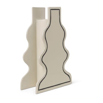 Paste Vase curvy 36cm - Off-white - Ferm Living