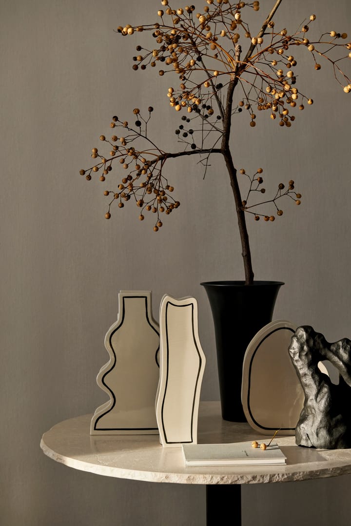 Paste Vase curvy 36cm, Off-white Ferm Living