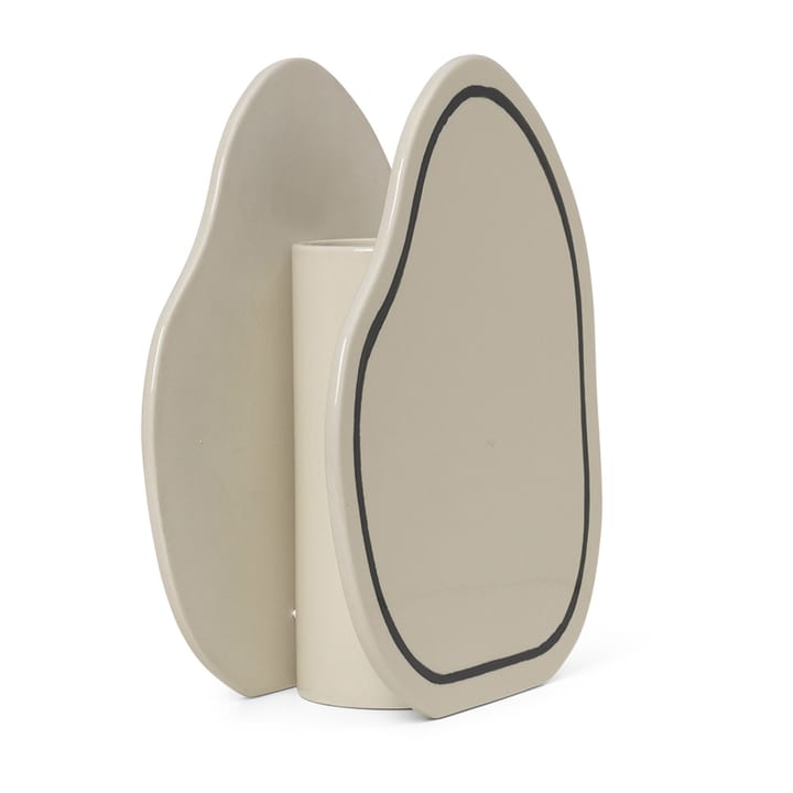 Paste Vase rounded 28cm, Off-white Ferm Living