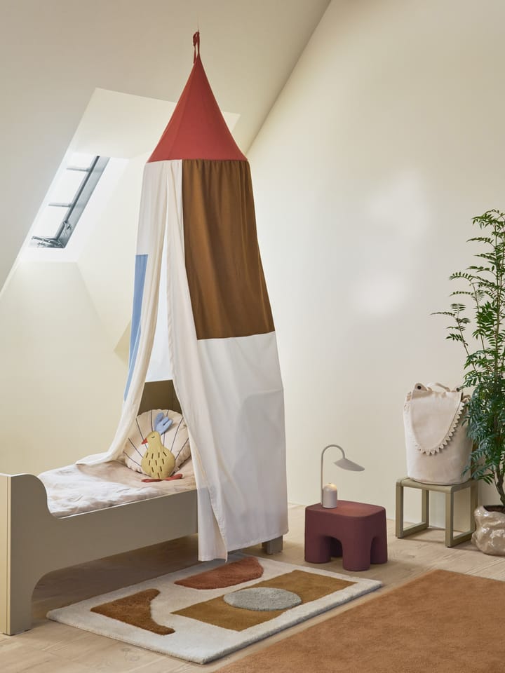 Peacock Kissen, Silver Fern-undyed Ferm Living