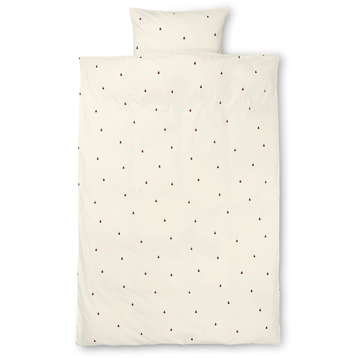 Pear Bettwäsche 140 x 200cm - Off white-cinnamon - Ferm LIVING