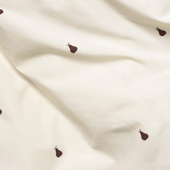 Pear Bettwäsche 70 x 100cm, Off white-cinnamon Ferm Living