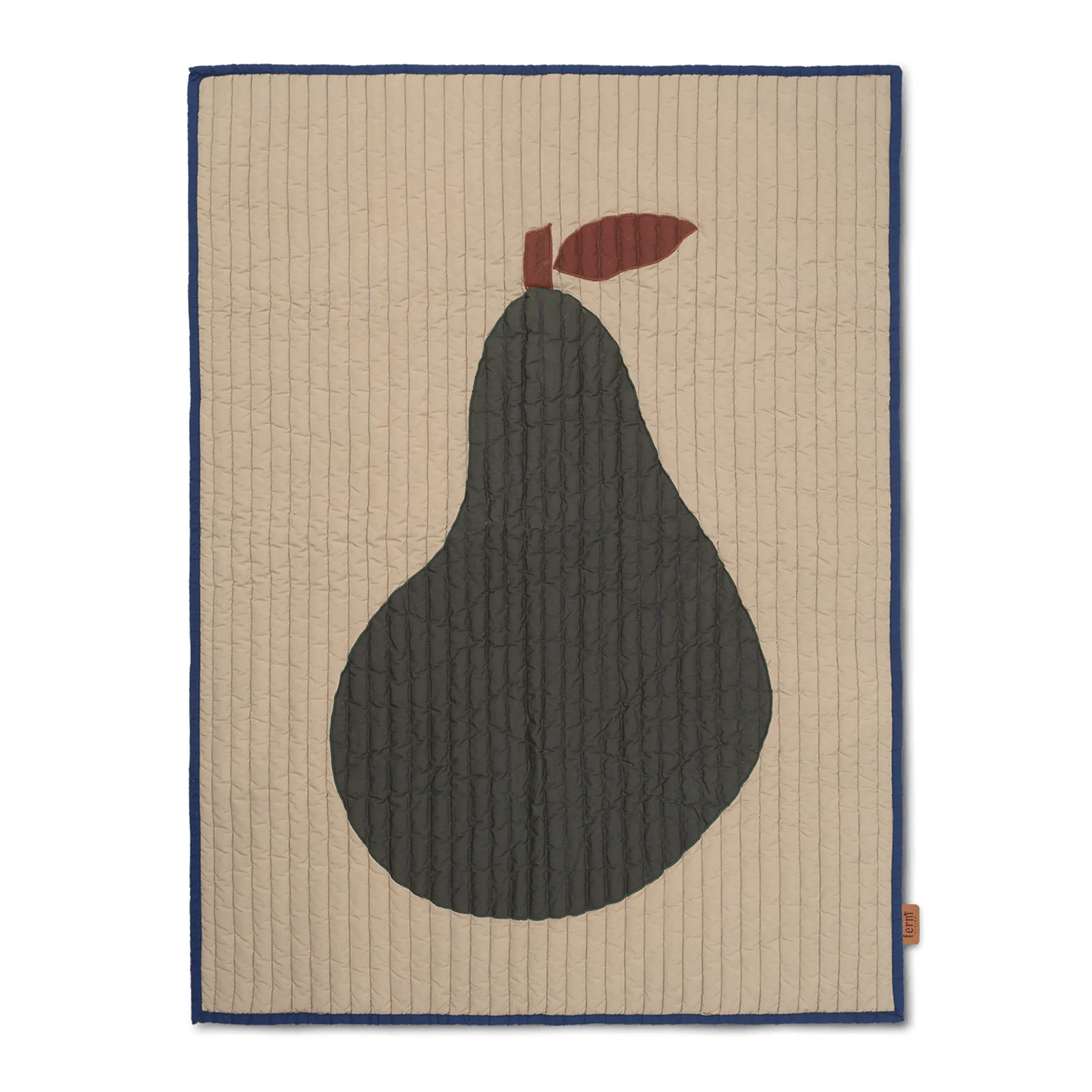 Pear Decke 80 x 110cm, Sand-dunkelgrün Ferm Living