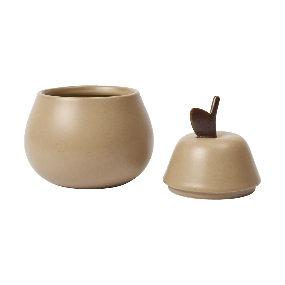Pear Keramikschale mit Deckel, Kaschmir Ferm Living