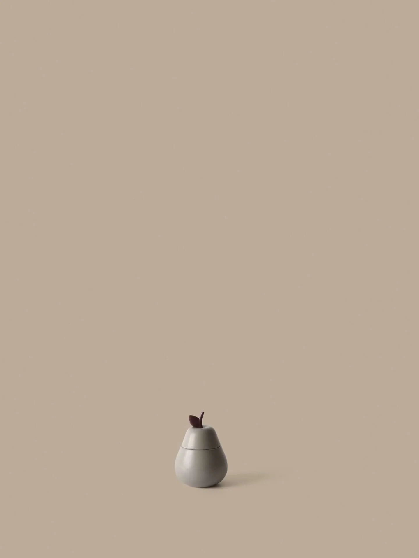 Pear Keramikschale mit Deckel, Kaschmir Ferm Living