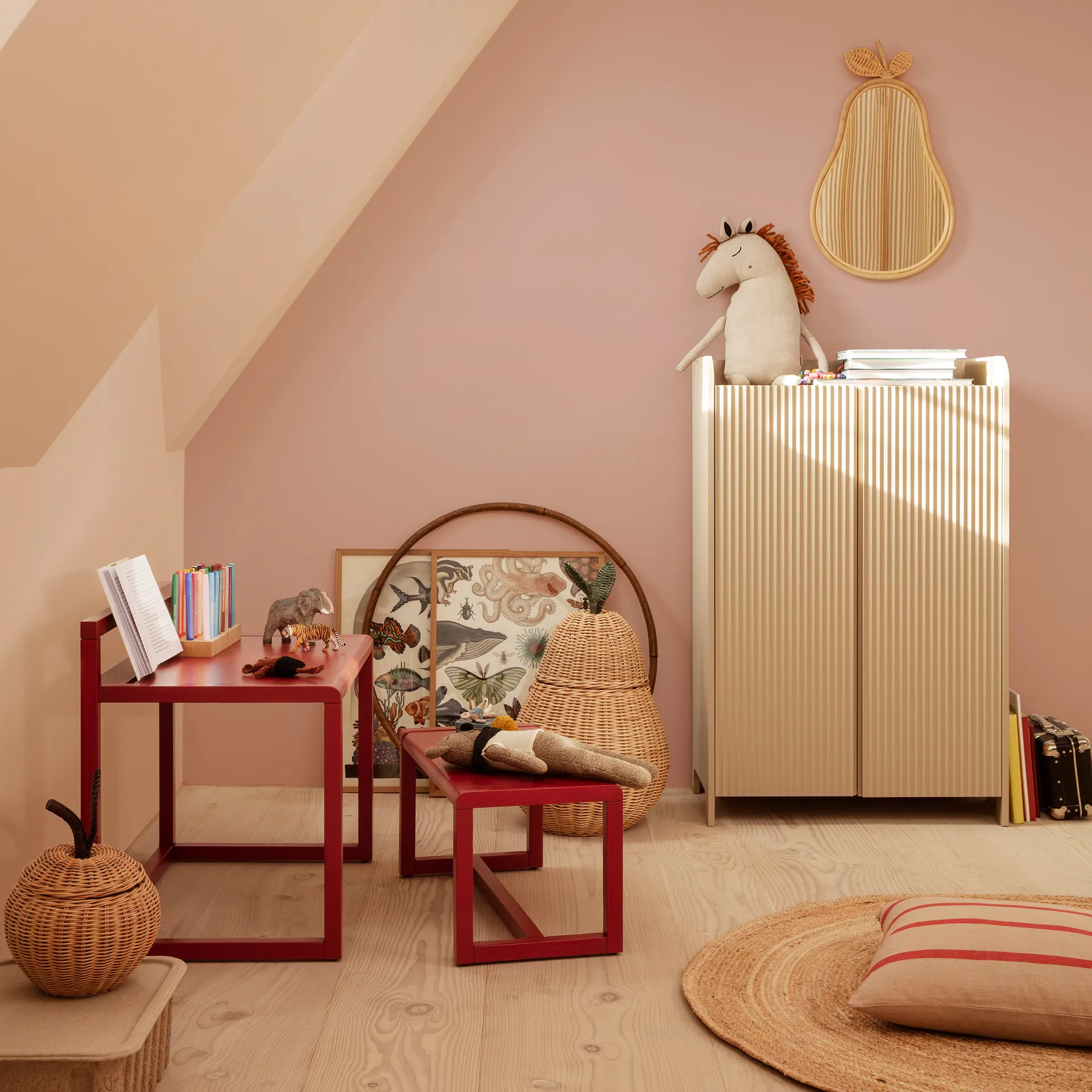 Pear Spiegel 37 x 62cm, Natural Ferm Living