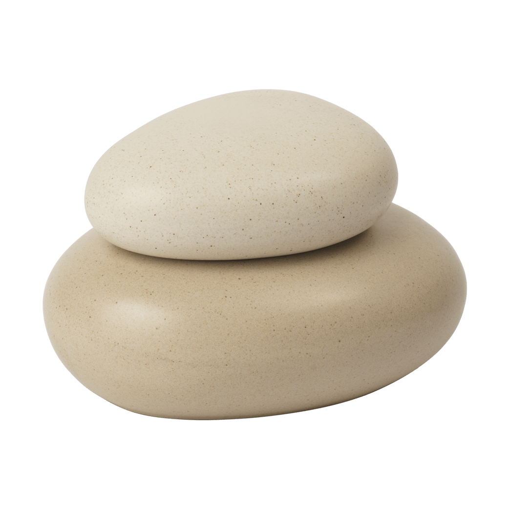 Ferm Living Pebble Schatel medium Sand/Cream