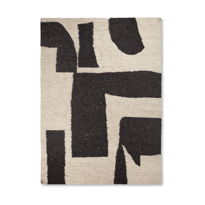 Piece Wollteppich - Off-white-Coffee, 200x300 cm - ferm LIVING