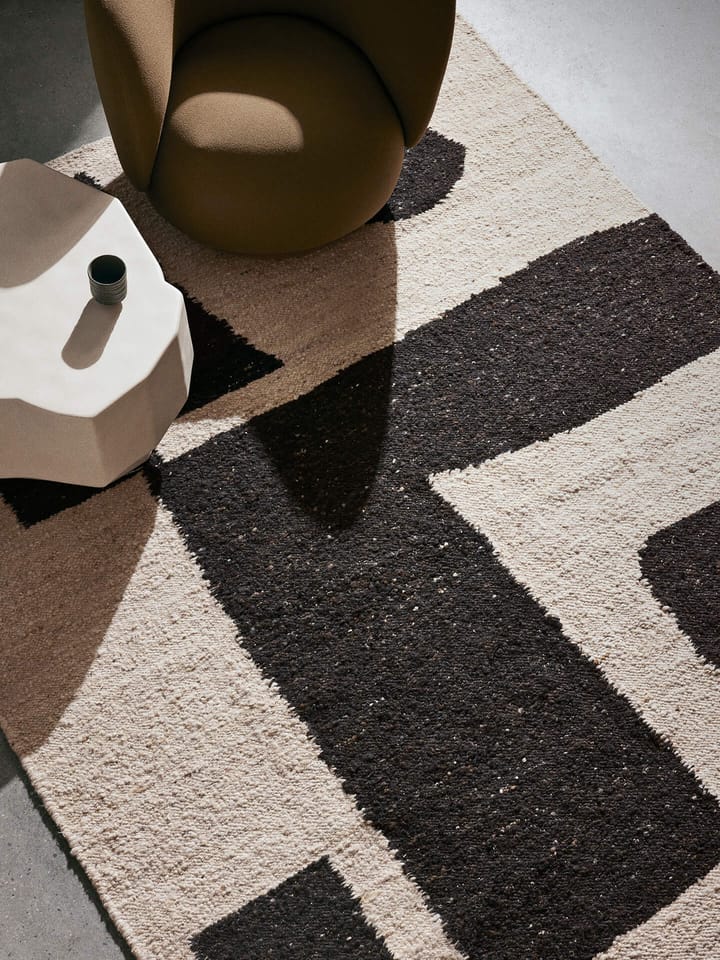 Piece Wollteppich, Off-white-Coffee, 200x300 cm Ferm Living