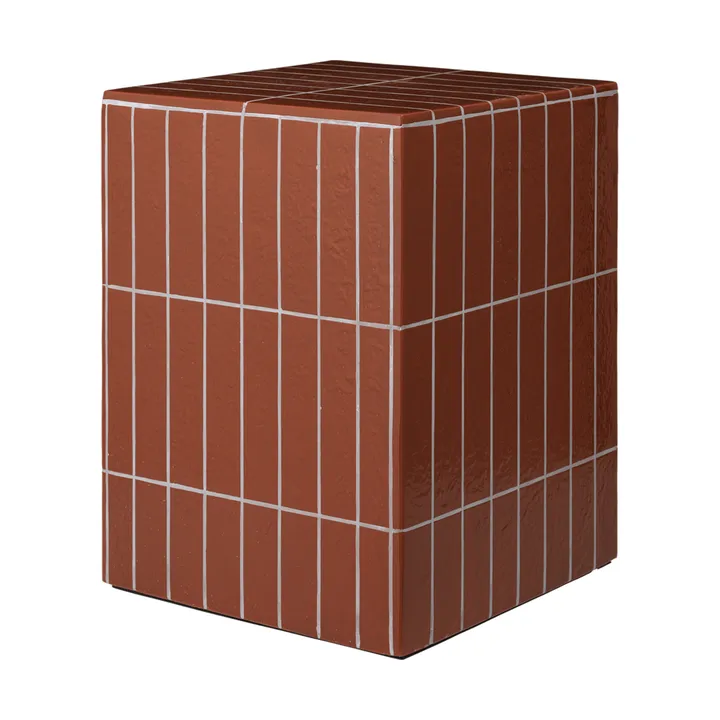 Pillar Beistelltisch - Brown, 32x32x42 cm - Ferm Living