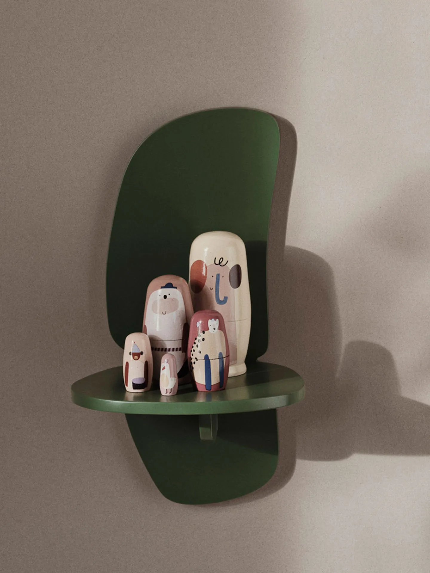 Pilu Wandregal 40 cm, Verdant Green Ferm Living