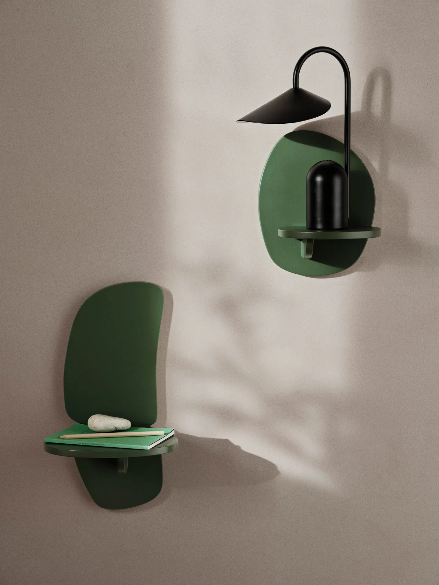 Pilu Wandregal 40 cm, Verdant Green Ferm Living