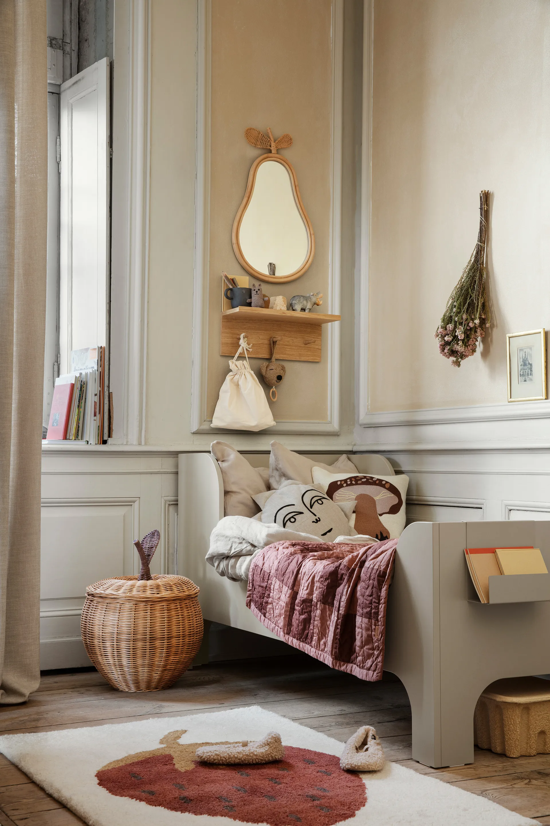 Place Rack Hakenleiste Wandregal Eiche, Small Ferm Living