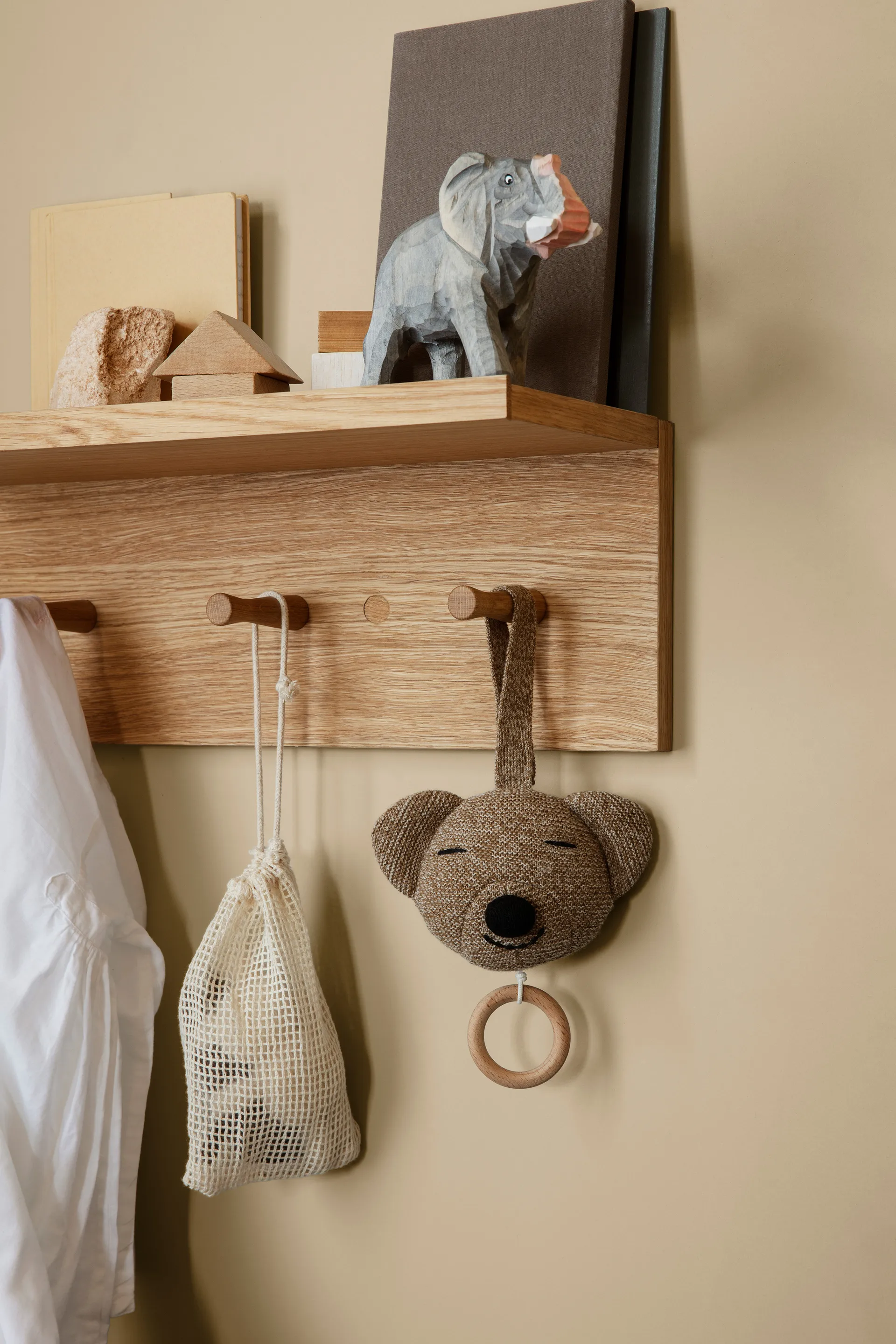 Place Rack Hakenleiste Wandregal Eiche, Small Ferm Living