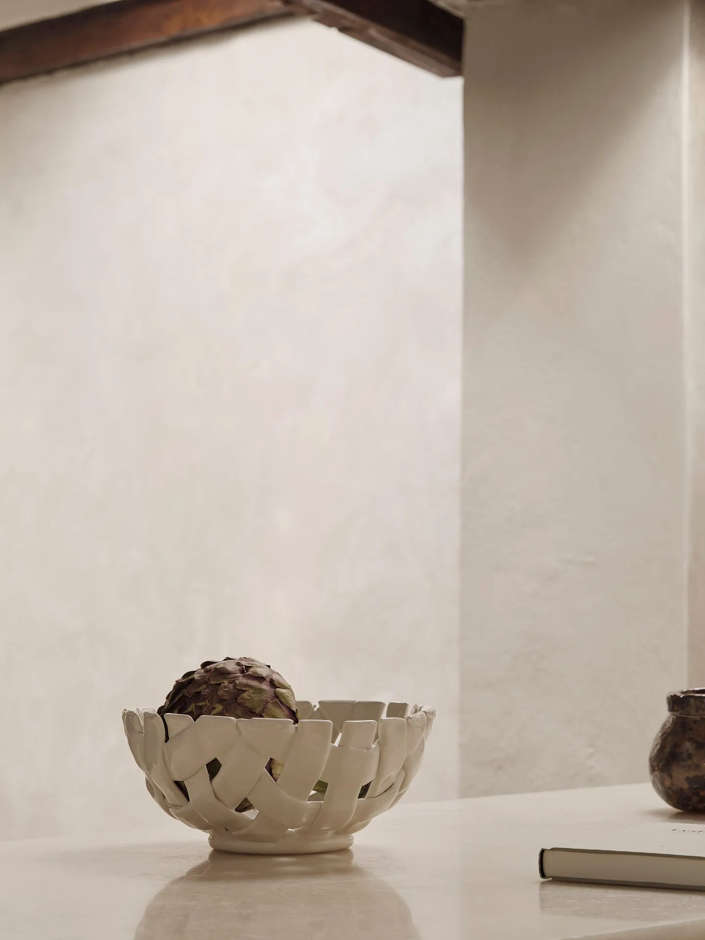 Plait Schale Ø24 cm, Off white Ferm Living