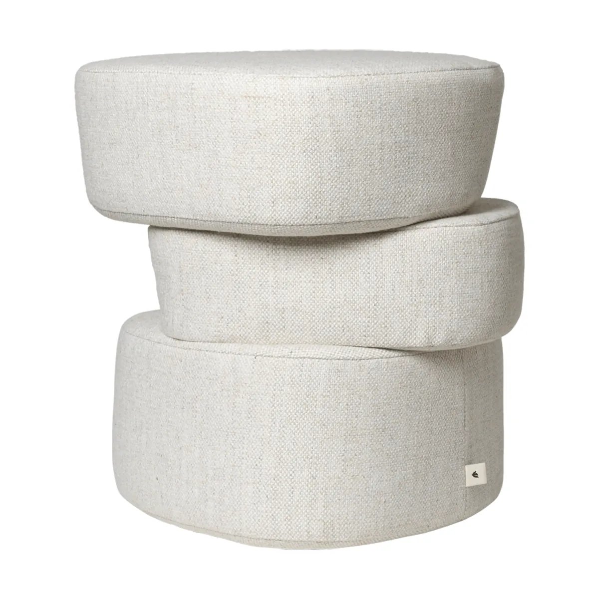 Plyo Stapel-Pouf, Off-white Ferm Living