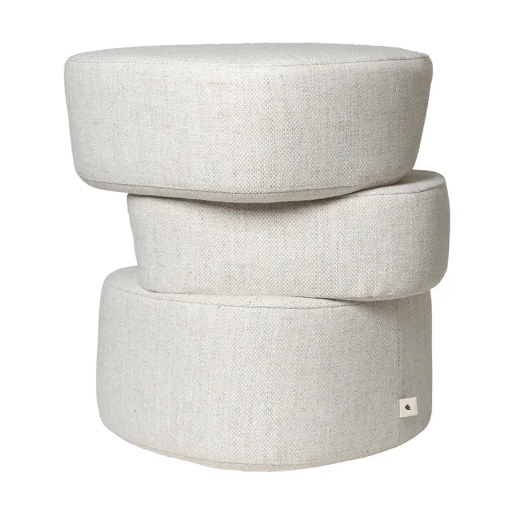 Plyo Stapel-Pouf - Off-white - Ferm Living