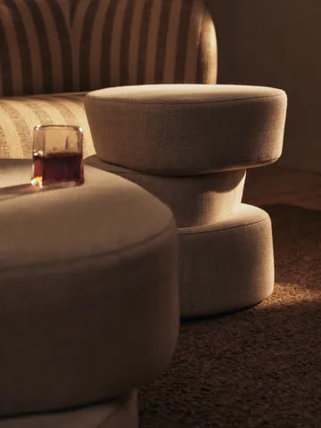 Plyo Stapel-Pouf - Off-white - Ferm Living